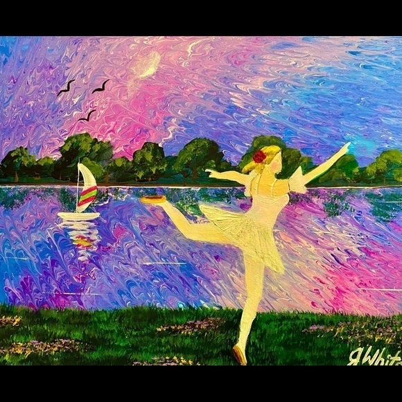DANCING by the lake
